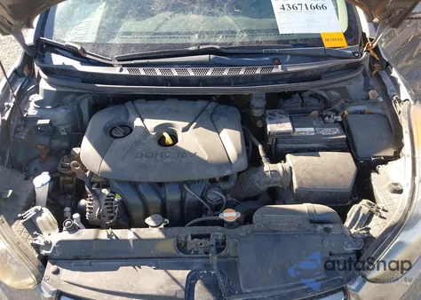 2012 Hyundai Elantra Limited z USA, uszkodzony, nr VIN 5NPDH4AE9CH090431